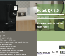 HOTEK Código QR: El check-in nunca ha sido tan fácil y tan rápido y sin depender de conexión WIFI